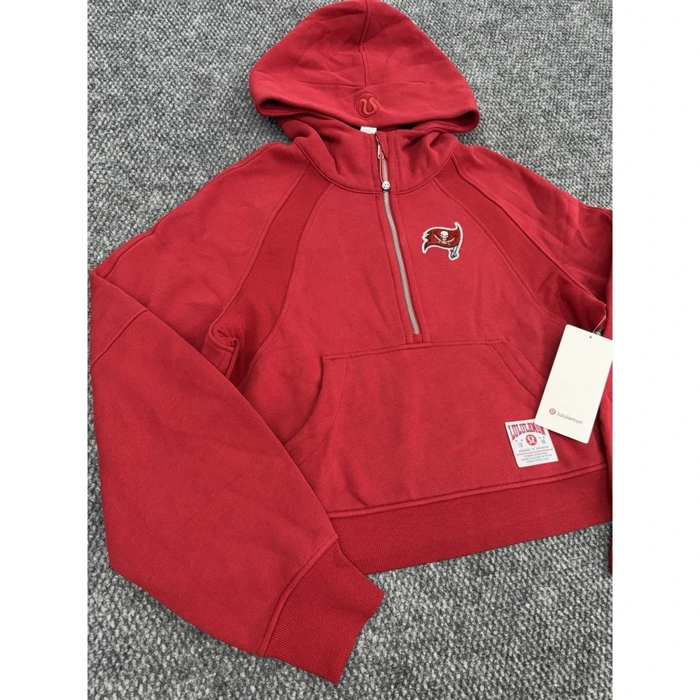 Lululemon x Tampa Bay Buccaneers Women's M/L Scuba Oversized Half-Zip Hoodie